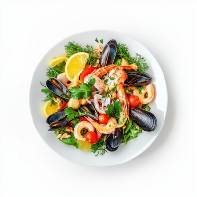 Фирменное блюдо Морской гриль прованс - купить в Мельцапино