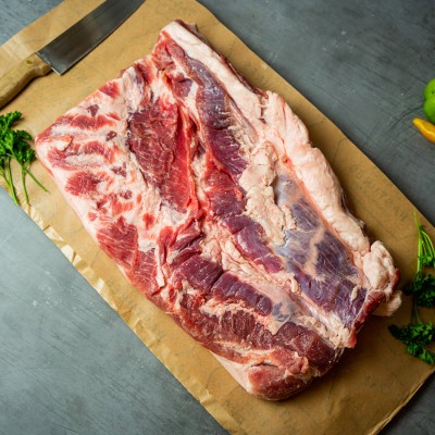 Свинина ребрышки мясные 900 г - купить в Мельцапино